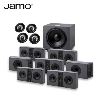 家庭影院音箱 JAMO尊宝 D600 PTX THX ULTRA2 音箱 音响 THX认证 嵌入式 全景声 影院音箱套装